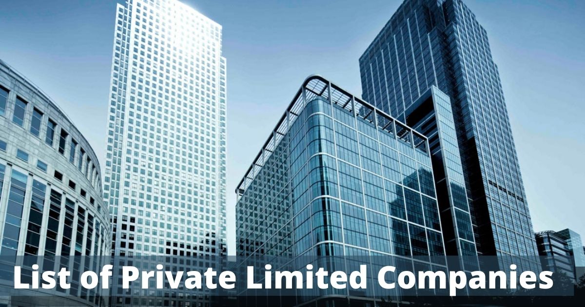 List of Private Limited Companies in Pakistan