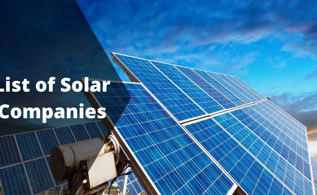 List of Solar Companies in Pakistan