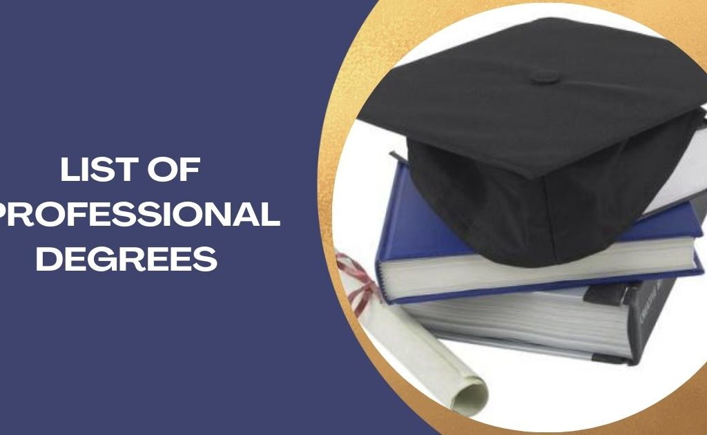 List of Professional Degrees in Pakistan that you should know in pakistan