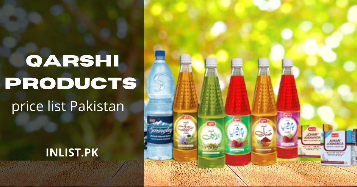 Qarshi Products Price list Pakistan