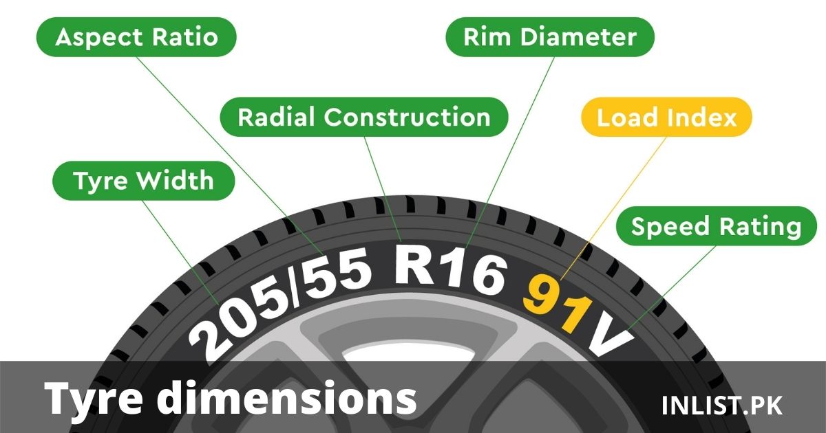 Tyre dimensions