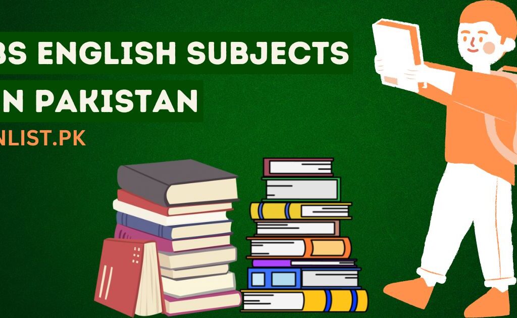 BS english subjects list in pakistan