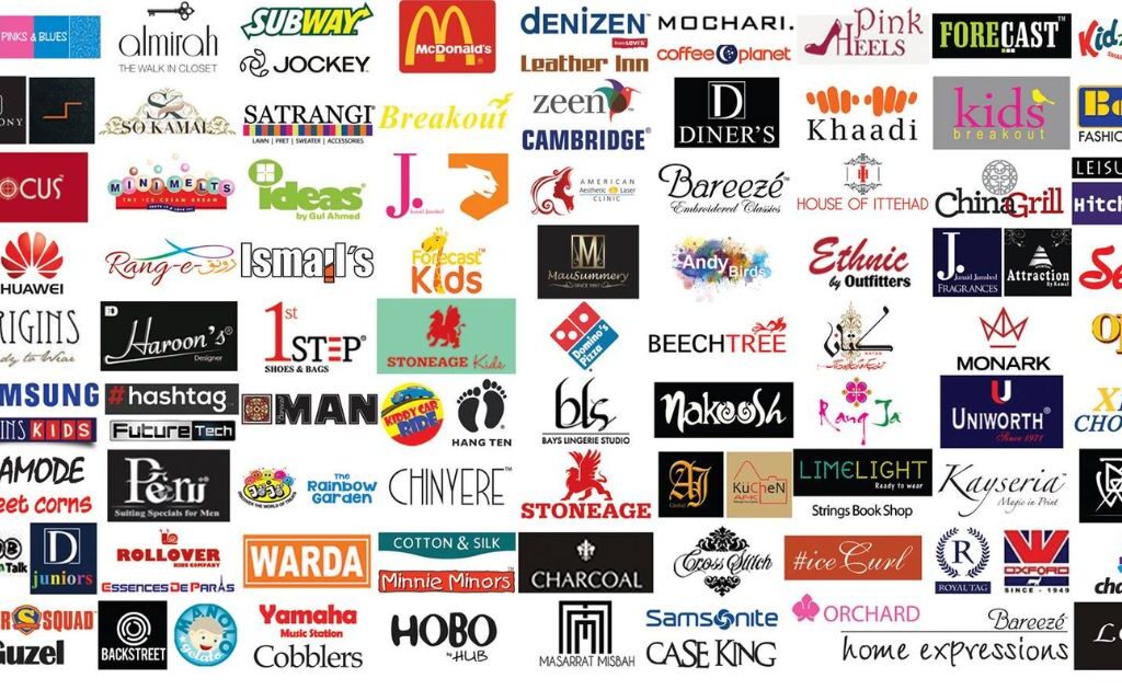 Fortress Square Mall Lahore Brands list